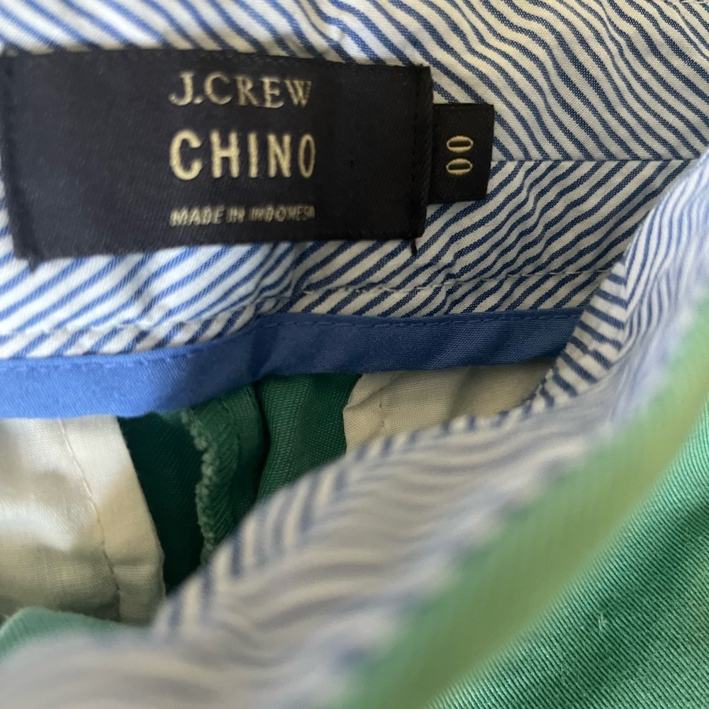 J Crew green chino shorts - Picture 5 of 5